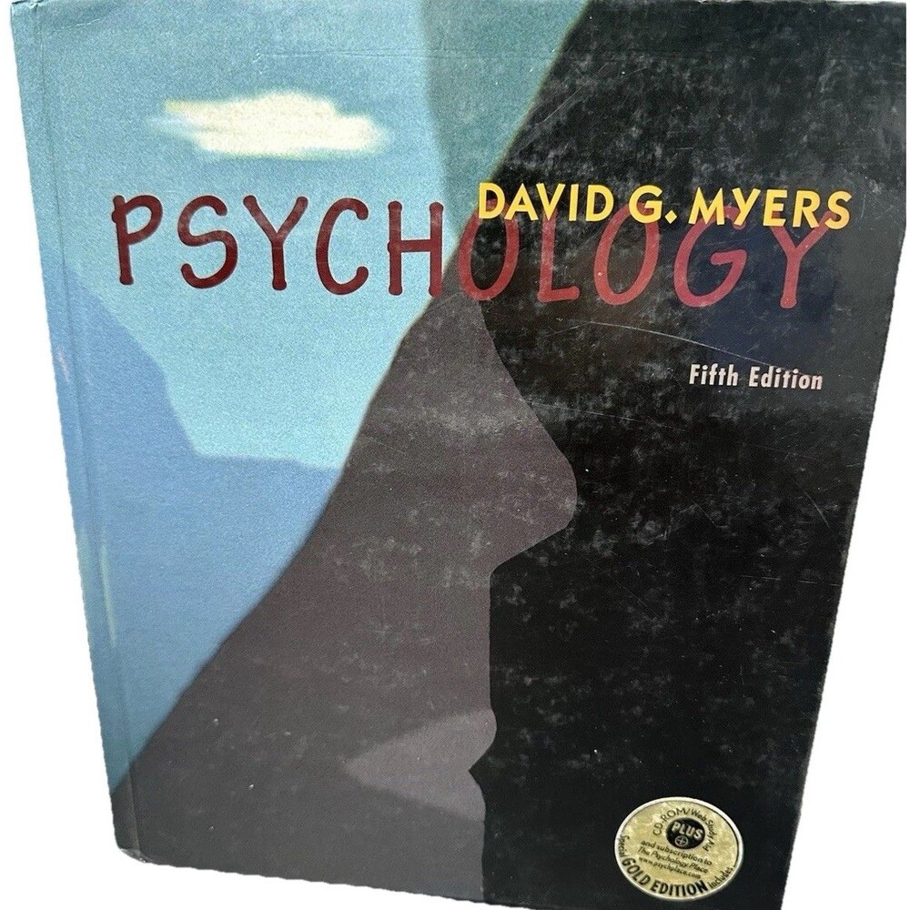 Psychology 5th Gold Edition David G Myers Hardcover Psychology Textbook